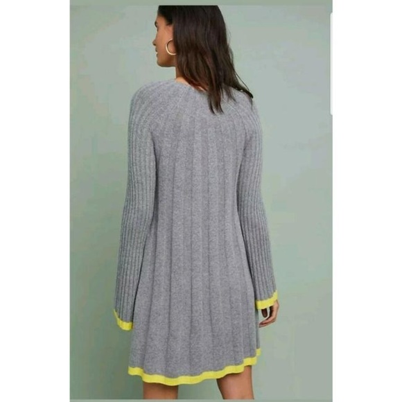 Anthropologie Arsenau Sweater Dress, Grey, Small - Picture 2 of 14